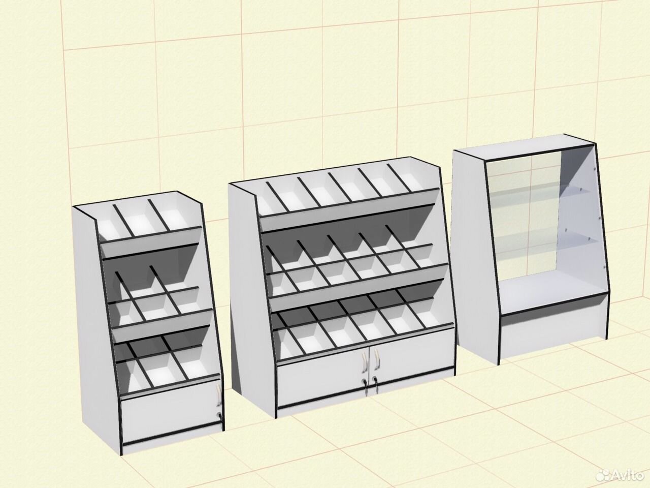 Торговый прилавок чертеж