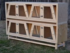 Клетка для кроликов деревянная модель А021