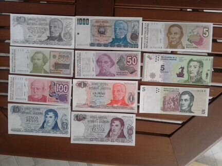 Боны Банкноты Аргентины пресс
