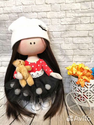Кукла текстильная интерьерная