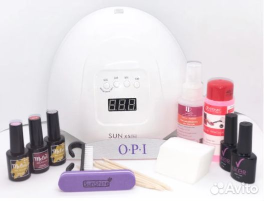 Маникюрный набор Лампа для сушки Подарок