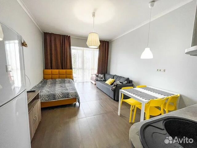 

Квартира-студия, 33 м², 2 кровати