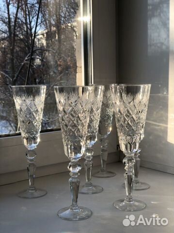Хрустальные фужеры