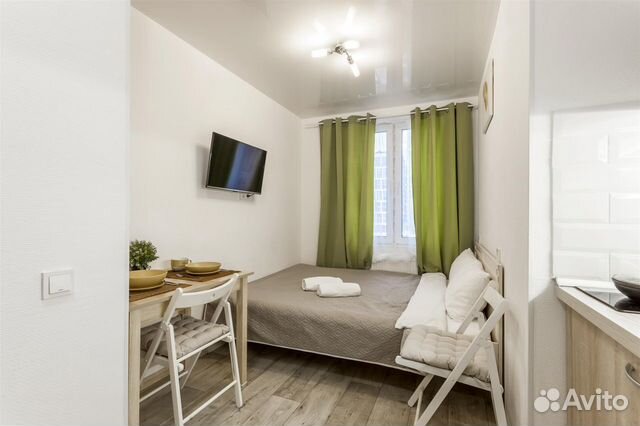 

Квартира-студия, 14 м², 1 кровать