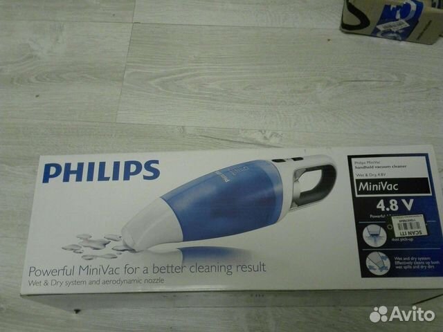 Ручной аккумуляторный пылесос philips MiniVac FC61