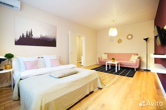 

1-к. квартира, 40 м², 2 кровати