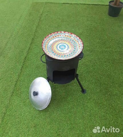 Комплект казан,печь,половник