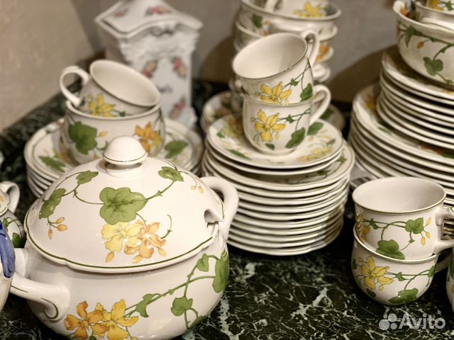 Сервиз чайный/столовый Geranium villeroy bosch