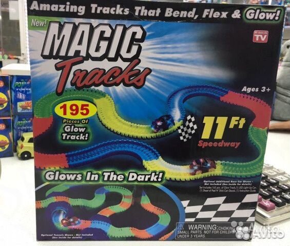 Magic Tracks светящийся трек 195 деталей