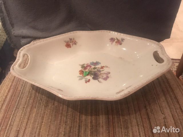 Блюдо старинное ранние Советы до 1930