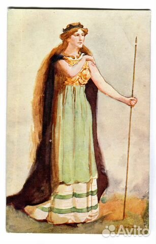 Старинные английские открытки