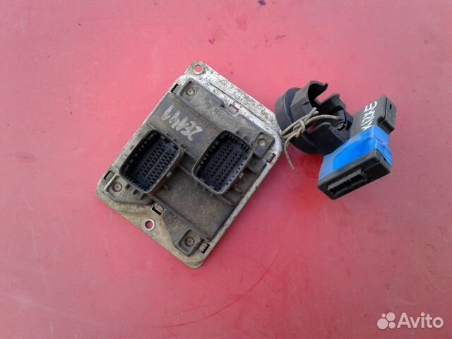 Блок управления двигателем опель астра g x12xe
