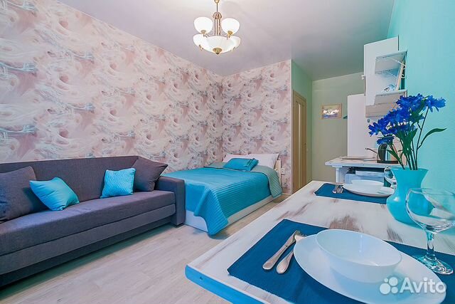 

Квартира-студия, 19 м², 2 кровати