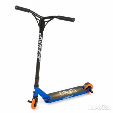 Самокат трюковой explore street (Черный/Синий