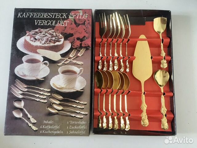 Набор десертный ложки вилки/ Доставка