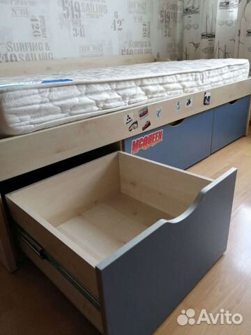 Кровать из мдф детская/подростковая