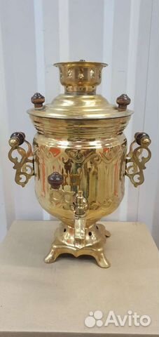 Самовар на дровах (угольный, жаровой) тульский 3л