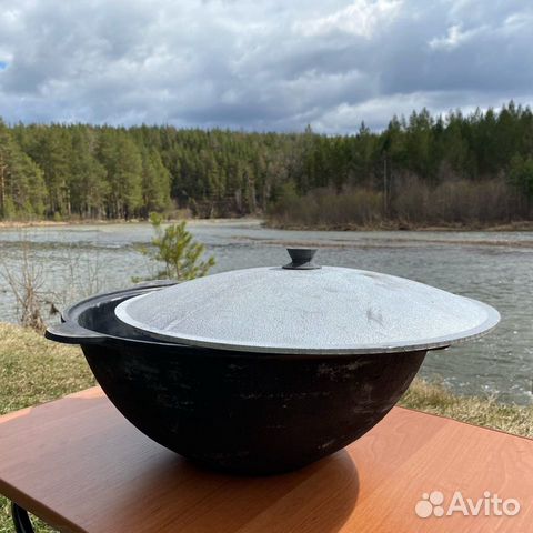 Настоящий узбекский казан 16л чугун