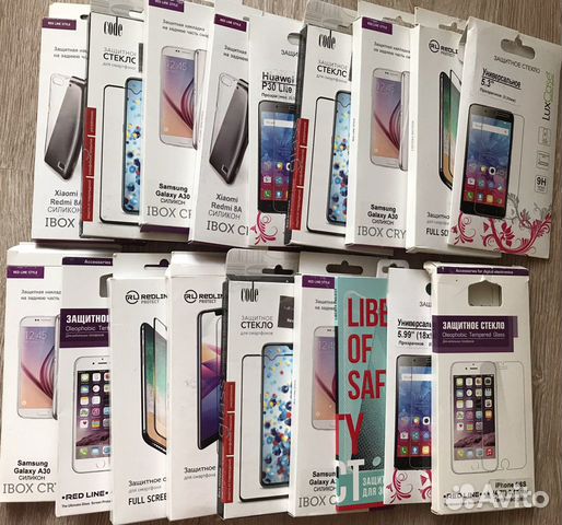 Чехлы на телефон и защитные стекла