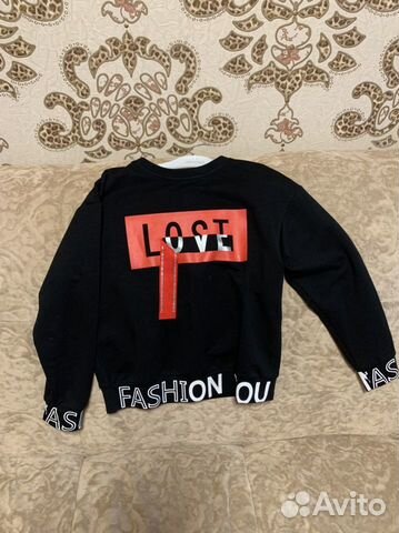 Толстовка, свитер,худи одежда для девочки р 134