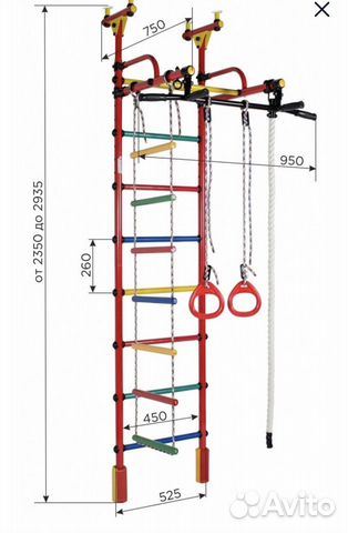 Детский Спортивный Комплекс Распорный Формула здор
