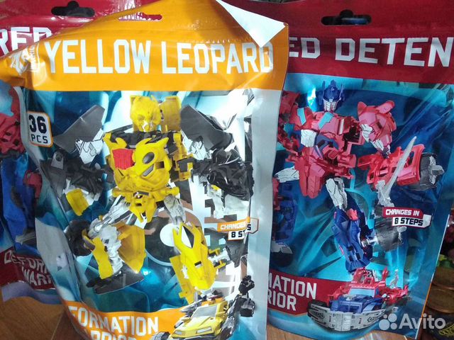 Lego робот трансформер машина