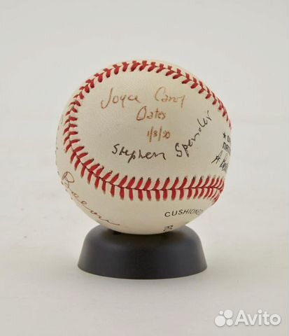 Иосиф Бродский автограф на бейсбольном мяче