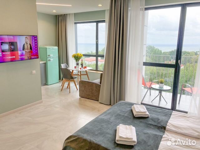 

Квартира-студия, 39 м², 1 кровать