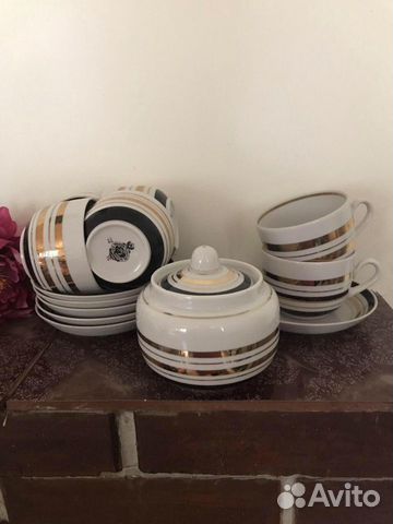 Сервиз фарфоровый Вербилки «Дороги»