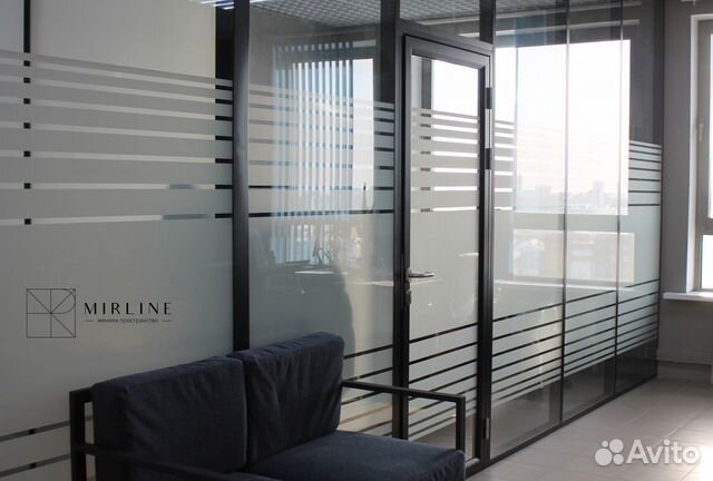 Офисные, стеклянные перегородки