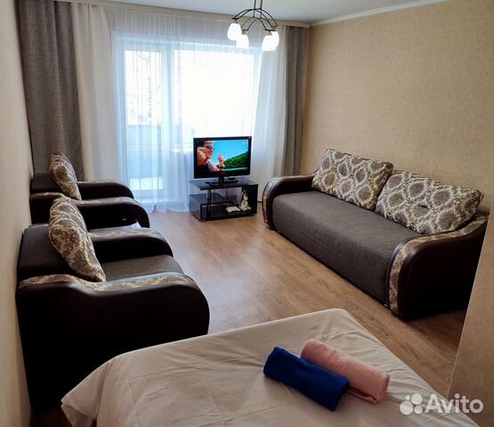 

1-к. квартира, 40 м², 2 кровати