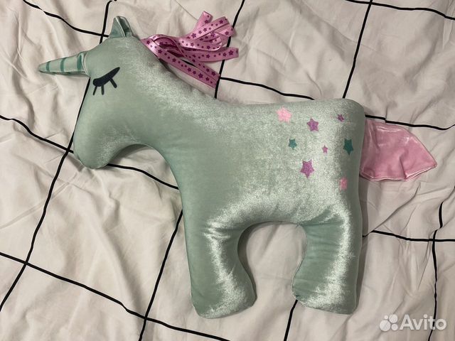 Детская игрушка Единорог мягкая плюшевая