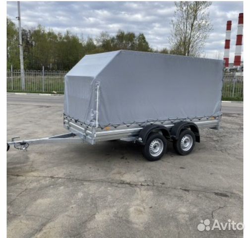 Прицеп двухосный, 3.5х1.5, с тентом