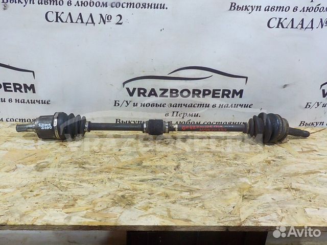 Вал приводной передний правый (привод в сборе) Hyu