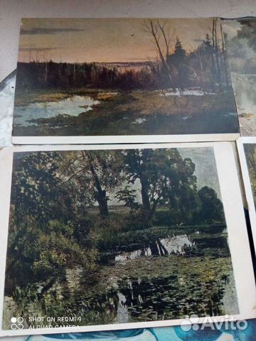 Открытки репродукции картин СССР 1952-1957 г