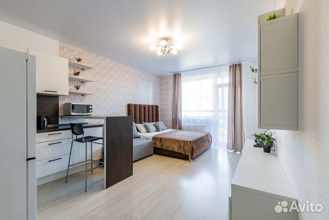 

Квартира-студия, 35 м², 2 кровати