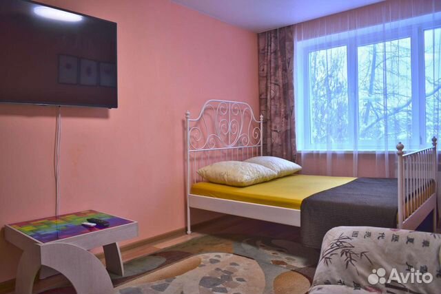 

1-к. квартира, 34 м², 2 кровати