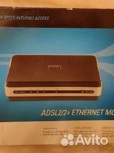 Adsl 2/2+Ethernet модем D-Link DSL-2300U