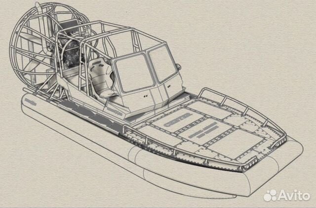 Аэролодка SibEX Читер 130 л.с Атмо Рестайлинг