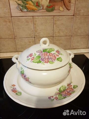 Зик Супница и блюдо посуда СССР