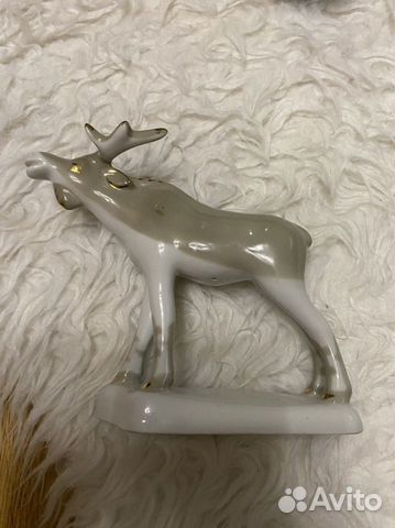 Лось фарфор статуэтка СССР