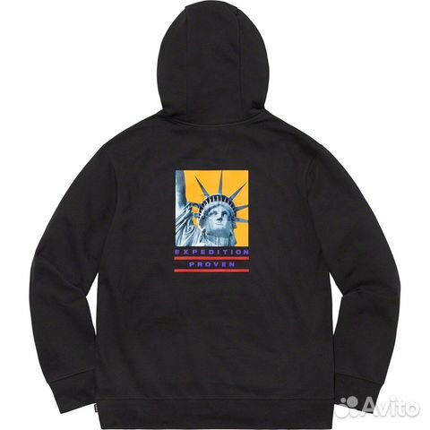 Supreme TNF Statue of Liberty Hooded Sweatshirt M