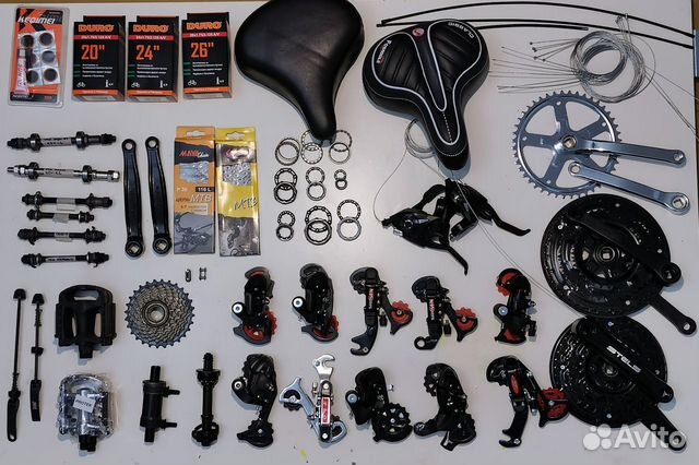 Запчасти для велосипедов-ось каретка переключатель