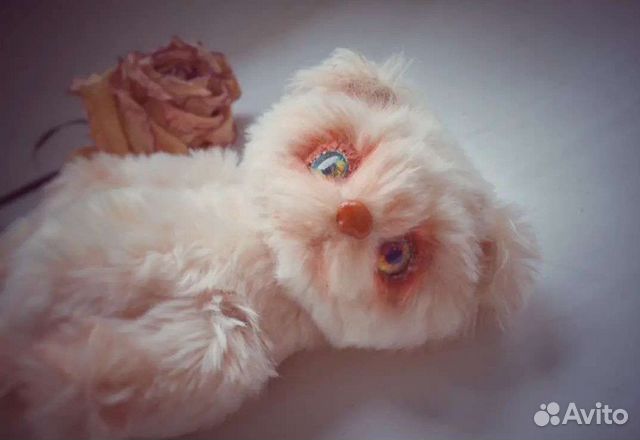 Игрушка ручной работы мишка тедди