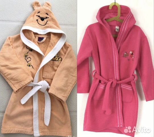 Детские махровые халаты
