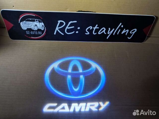 Проекции в двери Toyota Camry V70