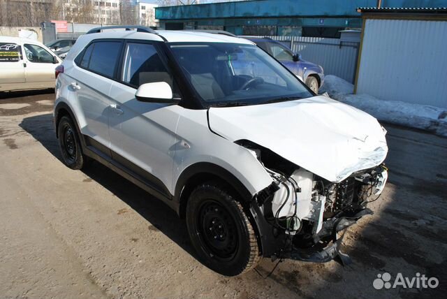 Hyundai Creta 1.6 AT, 2020, битый, 18 000 км