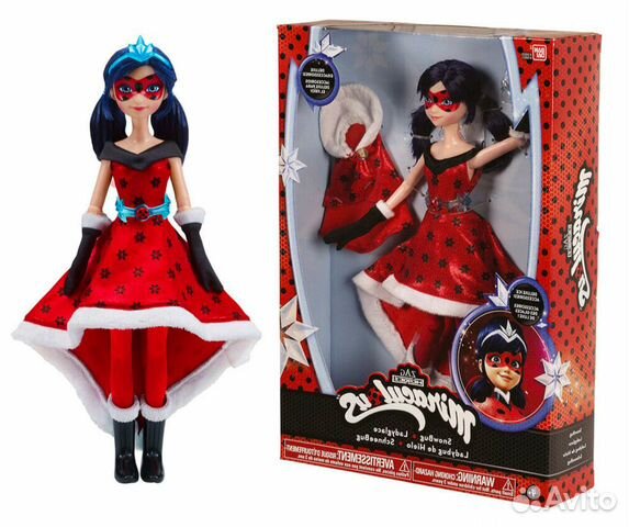 Кукла Miraculous Леди Баг LadyBug SnowBug 26 см