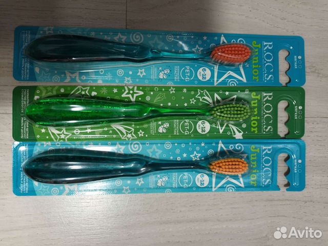 Зубная щетка rocs. (6-12)