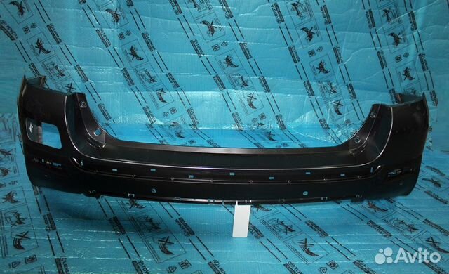 Задний бампер Highlander оригинал бу серый №2